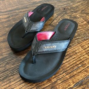 Coach Flip Flops